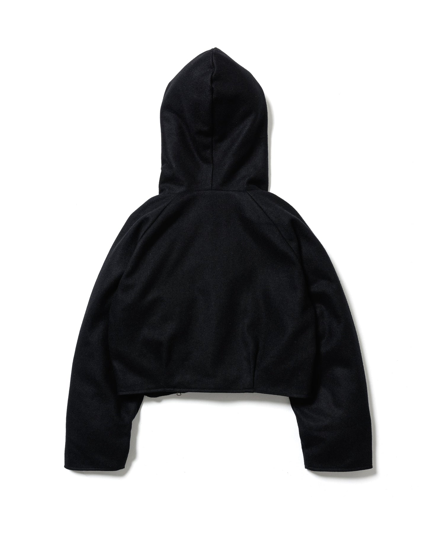 MELTON HOODED JACKET