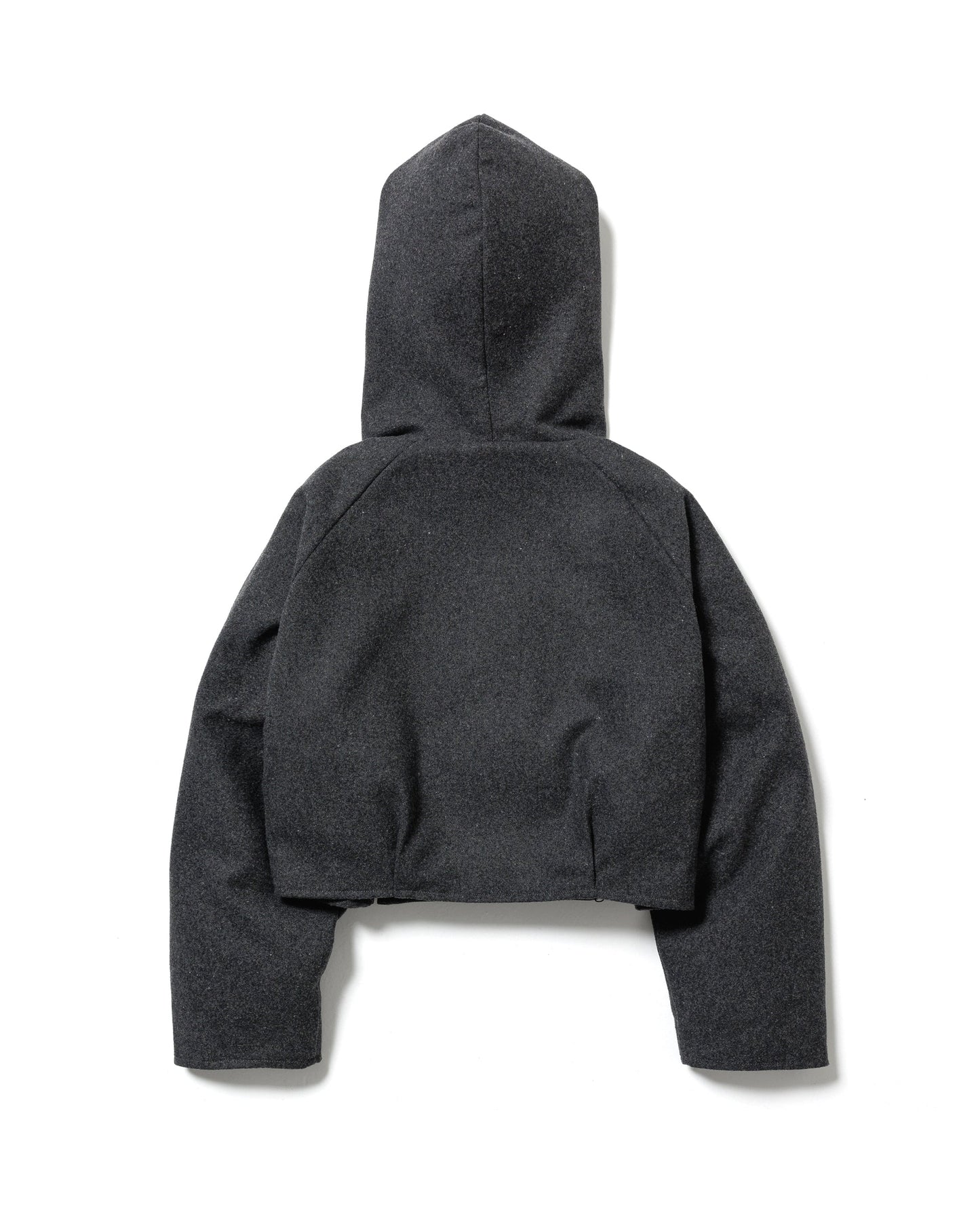 MELTON HOODED JACKET