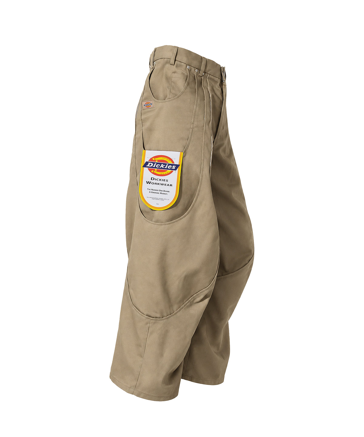 (×Dickies®) TUCK CURVE WIDE PANTS