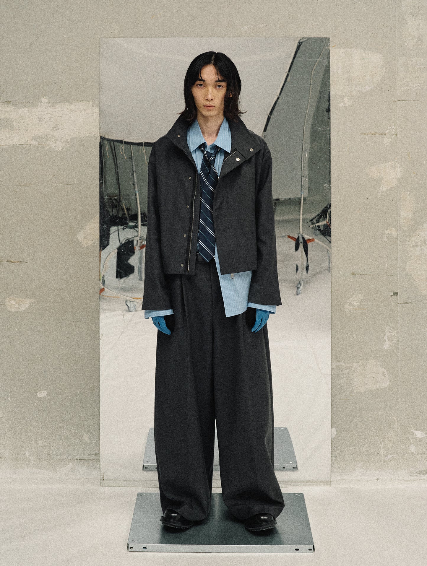 25AW STAND COLLAR JACKET