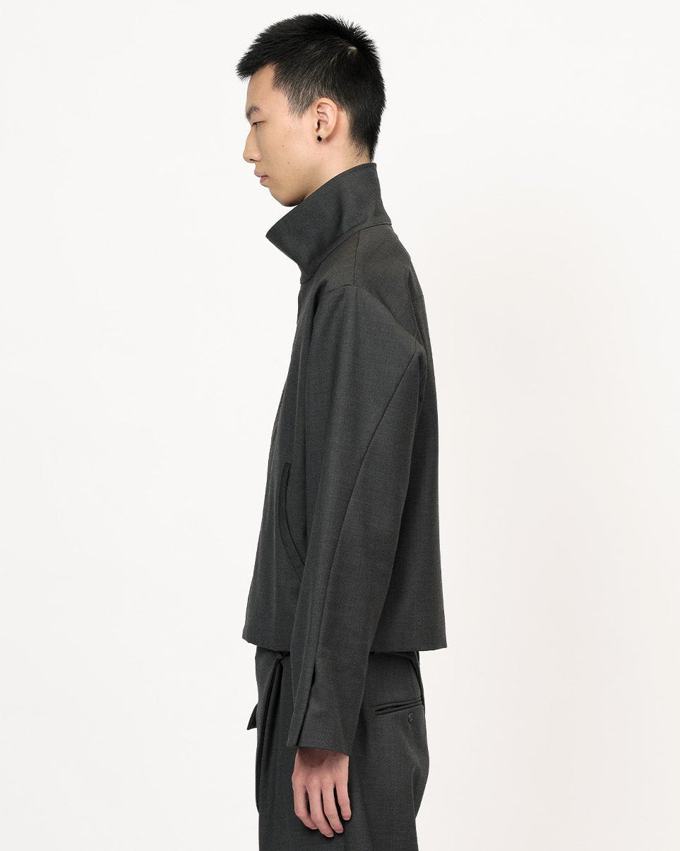 25AW STAND COLLAR JACKET – GOAT ESSENCE