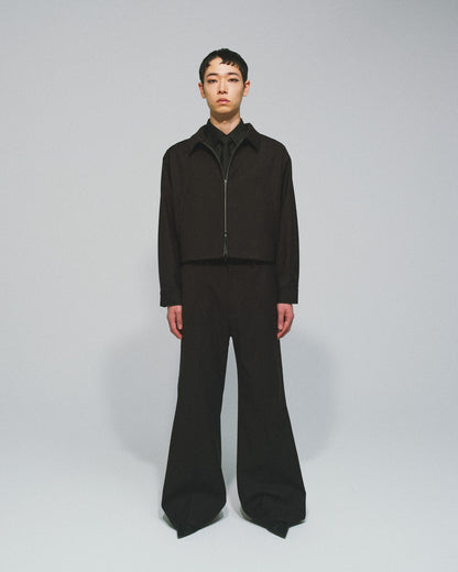 TUCK FLARE PANTS