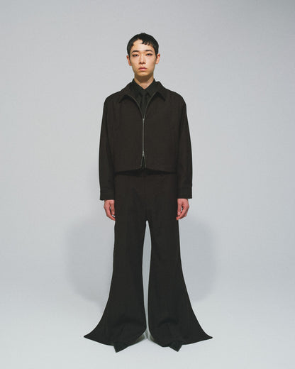 TUCK FLARE PANTS