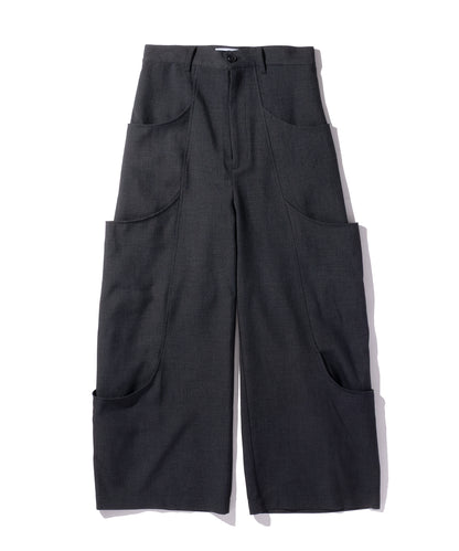 TUCK SIDE POCKET PANTS