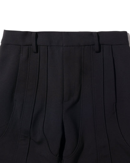 4TUCK FLARE PANTS