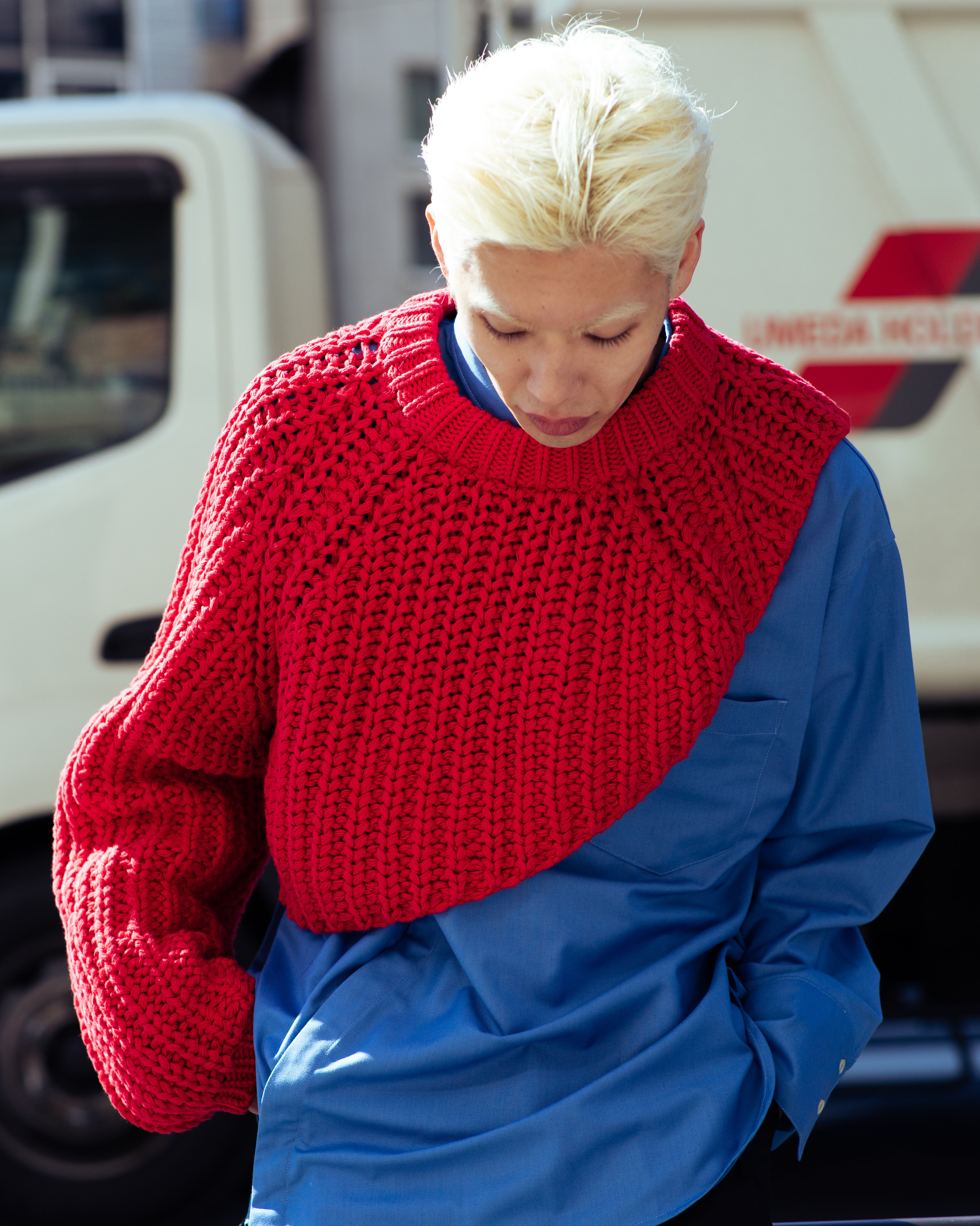 333k ニット goat Mサイズ SHOULDER KNIT SWEATER – GOAT ESSENCE