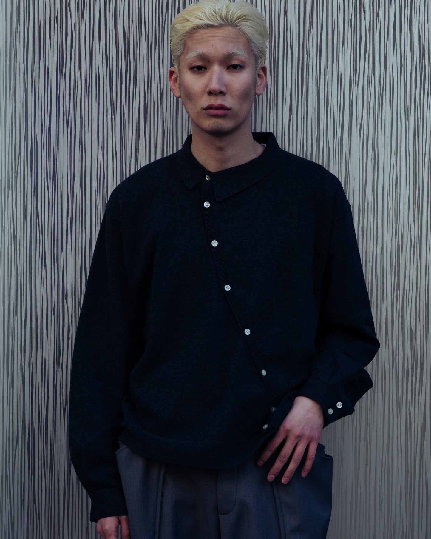 CURVED CARDIGAN