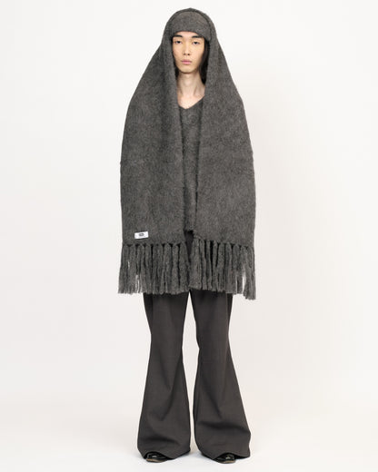 25AW ALPACA FRINGE SCARF