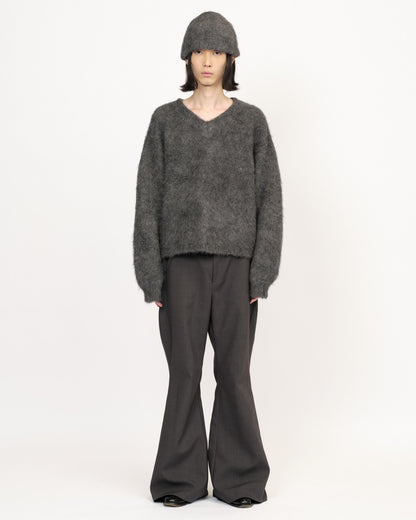 25AW ALPACA V-NECK KNIT SWEATER