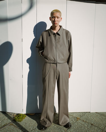 TUCK FLARE PANTS