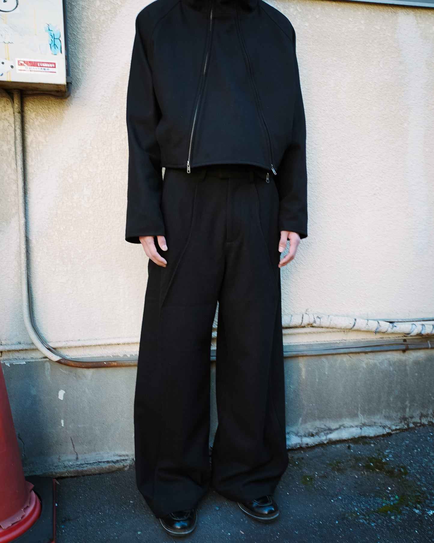 MELTON WIDE SLACKS
