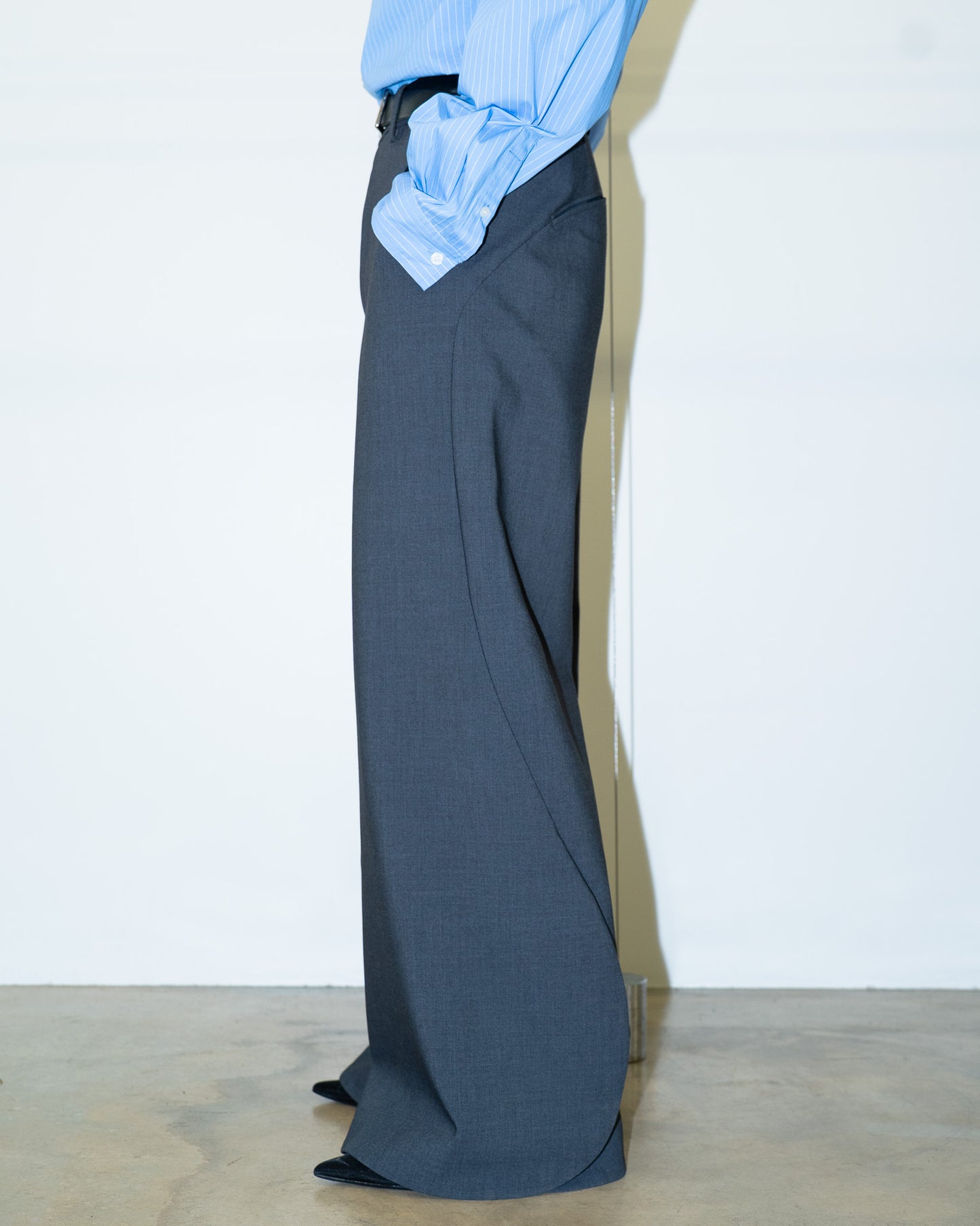 SIDE SLIT WIDE PANTS