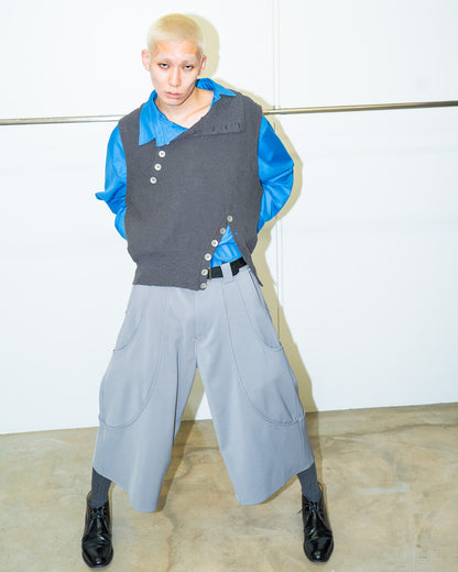 TUCK WIDE SHORTS