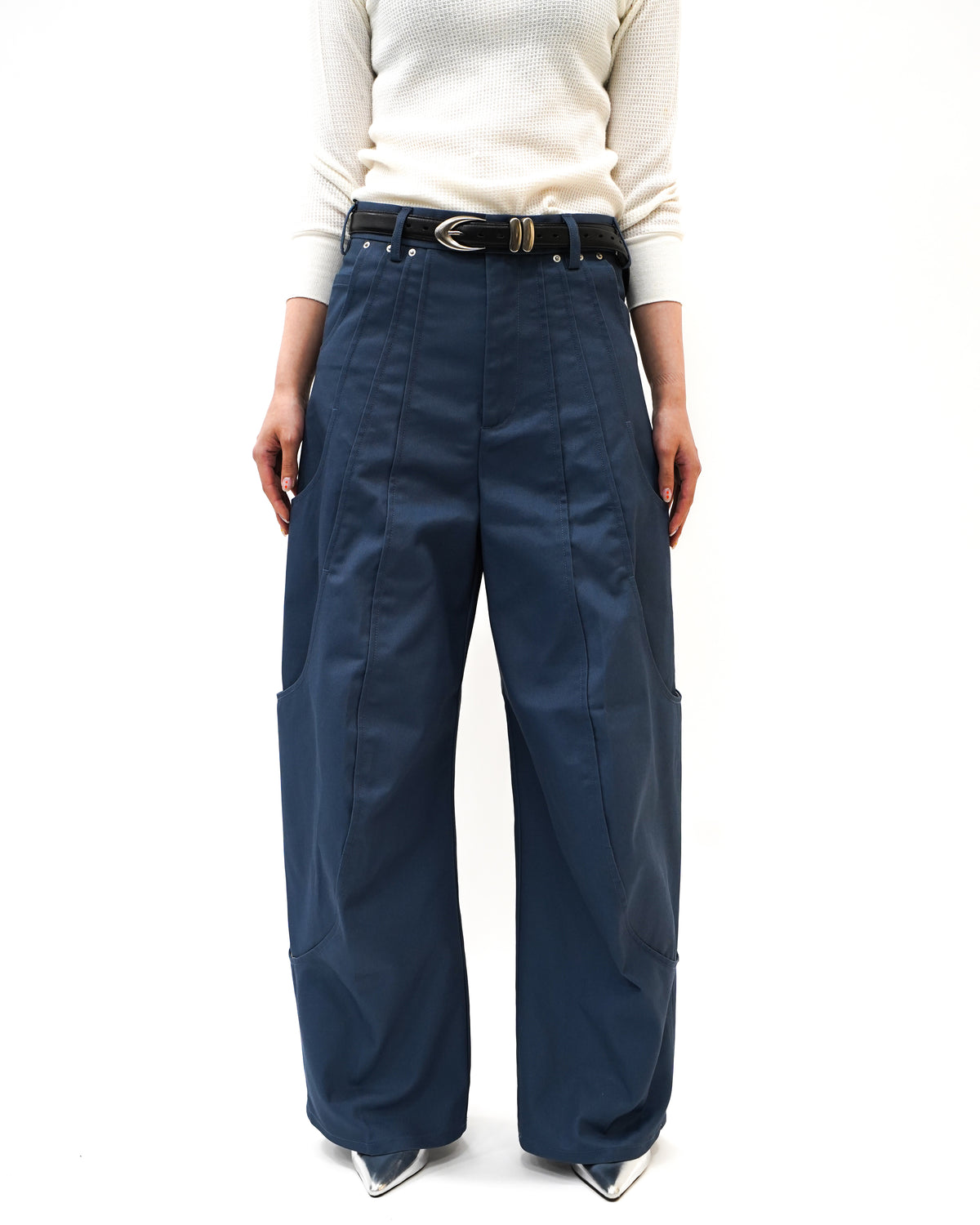 (×Dickies®) TUCK CURVE WIDE PANTS