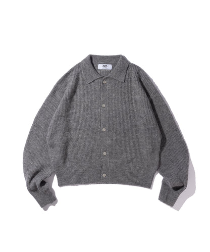 25AW MOHAIR KNIT POLO SHIRT