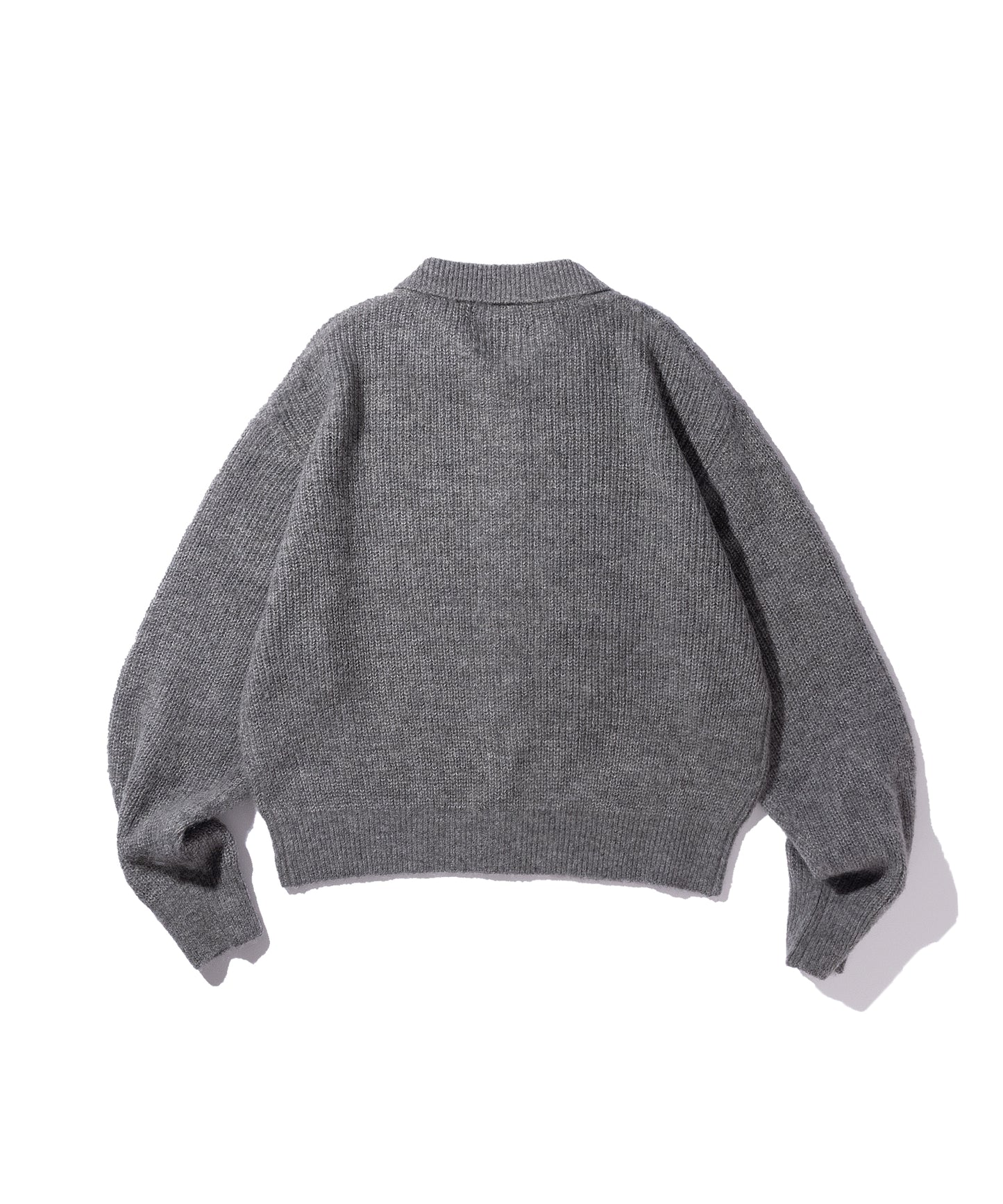 25AW MOHAIR KNIT POLO SHIRT