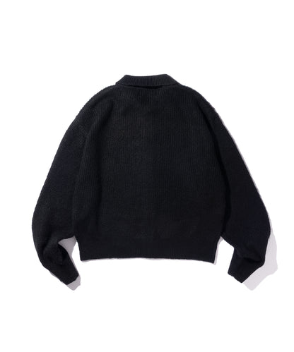 25AW MOHAIR KNIT POLO SHIRT