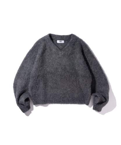 25AW ALPACA V-NECK KNIT SWEATER