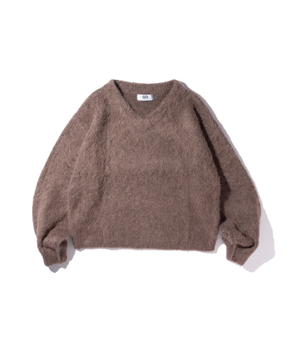 25AW ALPACA V-NECK KNIT SWEATER