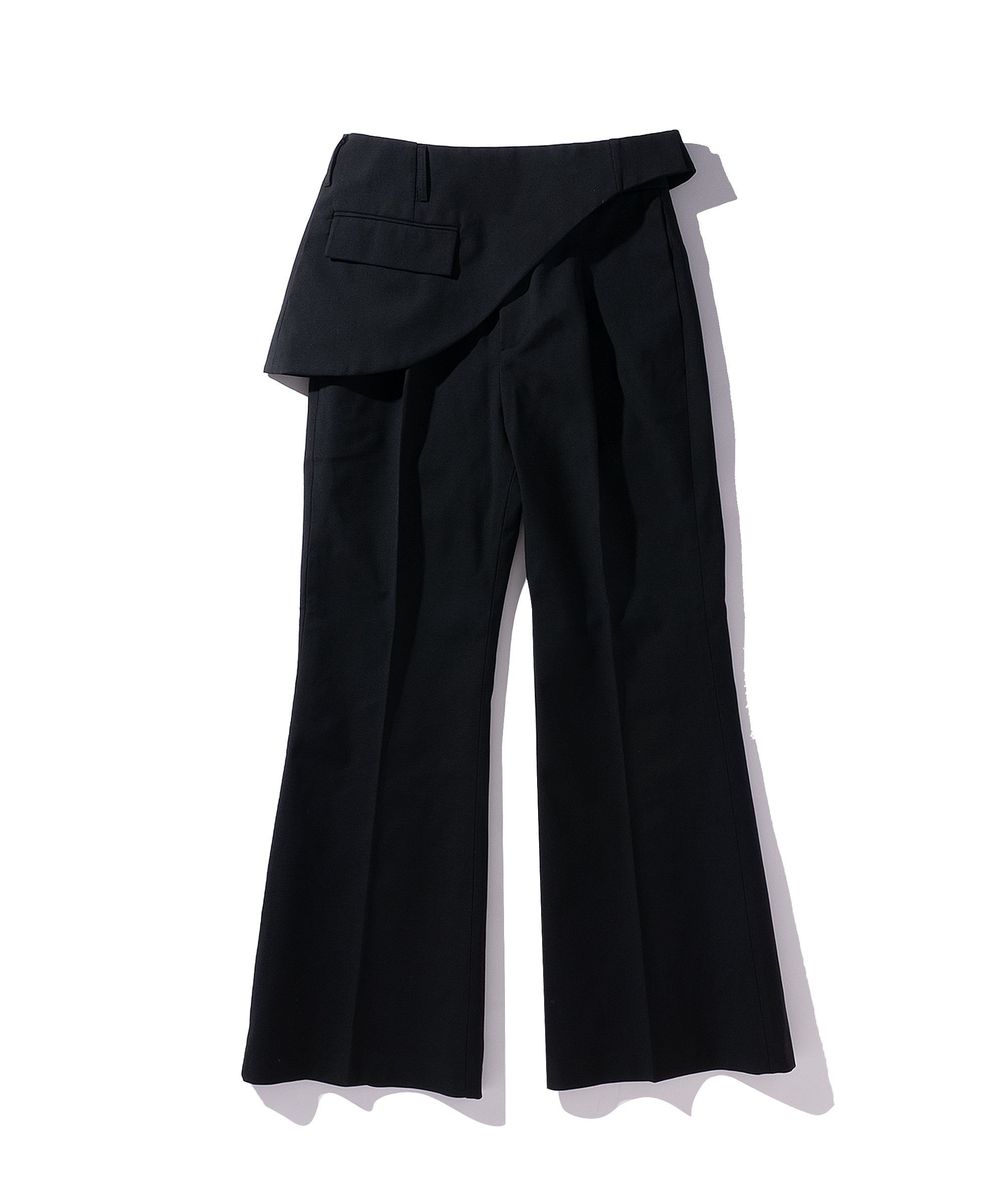 完売品 GOAT ESSENCE スラックス フレアパンツ ブラック サイズ1 SLACKS (FLARE) – GOAT ESSENCE