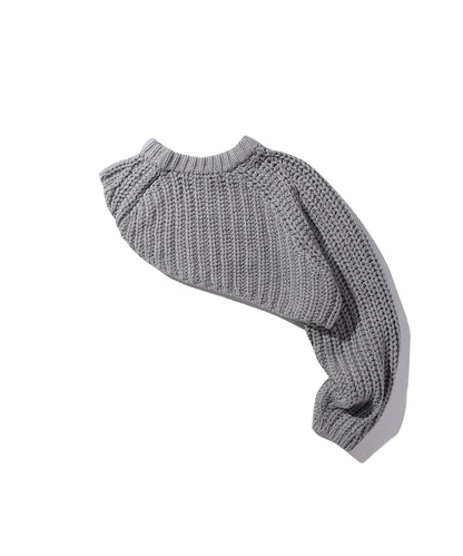 SHOULDER KNIT SWEATER