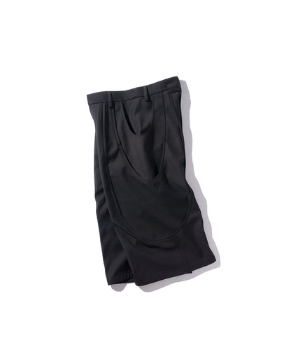 TUCK CURVE WIDE SHORTS