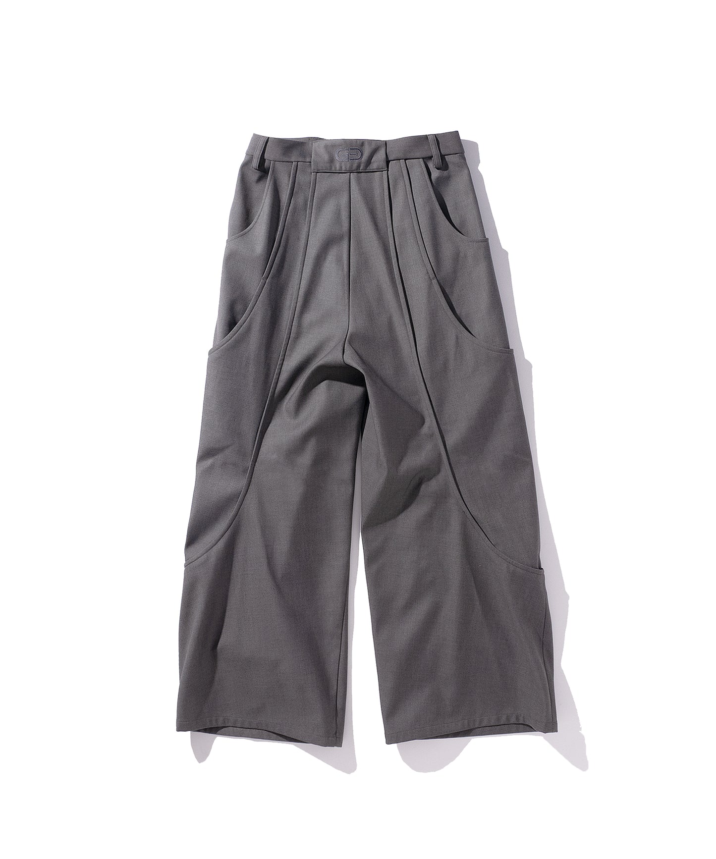 TUCK CURVE WIDE PANTS
