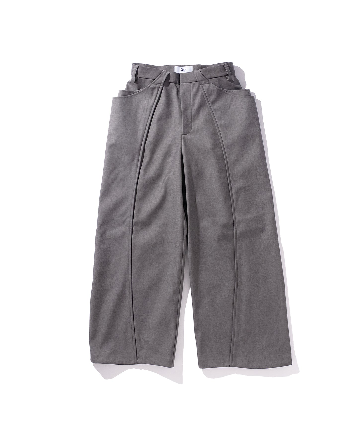 DOUBLE POCKETS WIDE PANTS