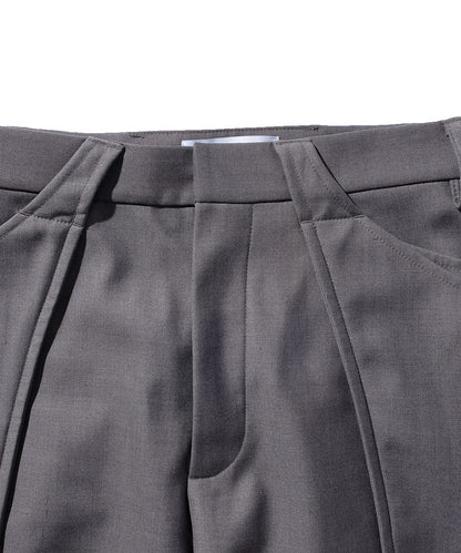 DOUBLE POCKETS WIDE PANTS