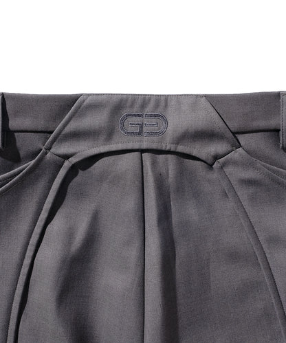 DOUBLE POCKETS WIDE PANTS