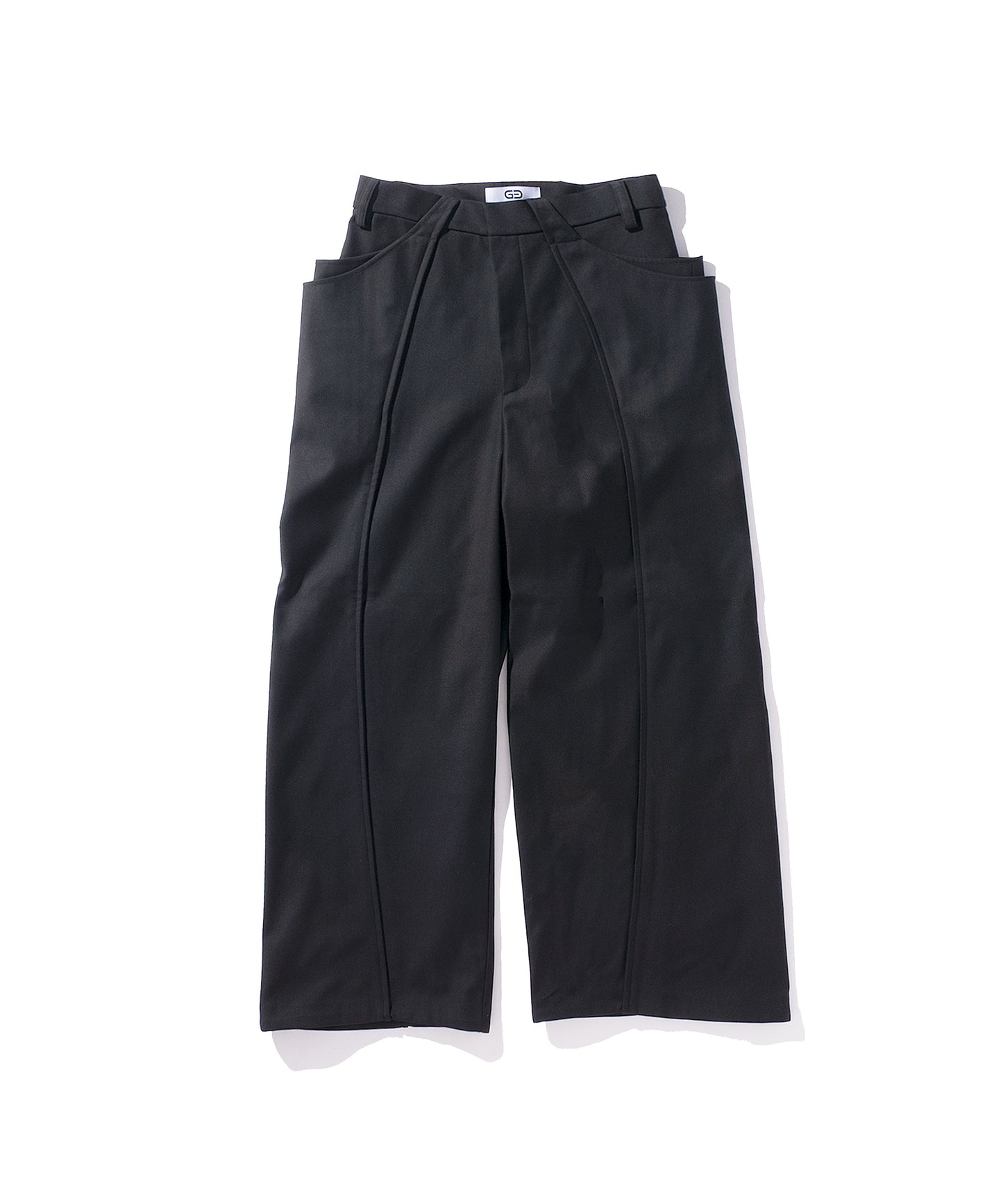 DOUBLE POCKETS WIDE PANTS