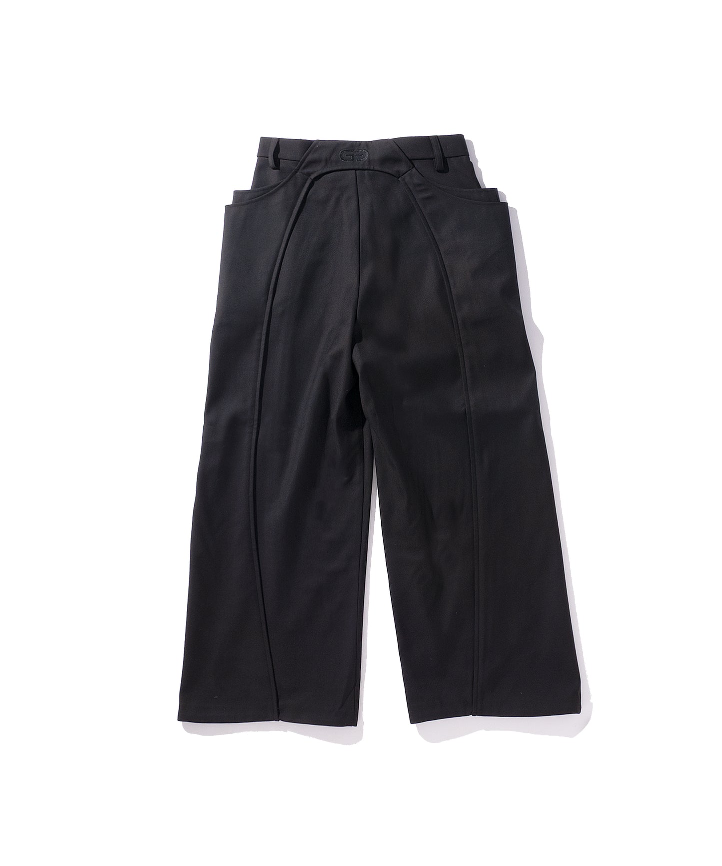 DOUBLE POCKETS WIDE PANTS