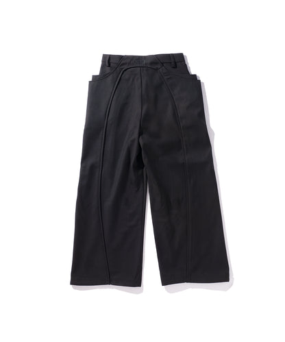DOUBLE POCKETS WIDE PANTS