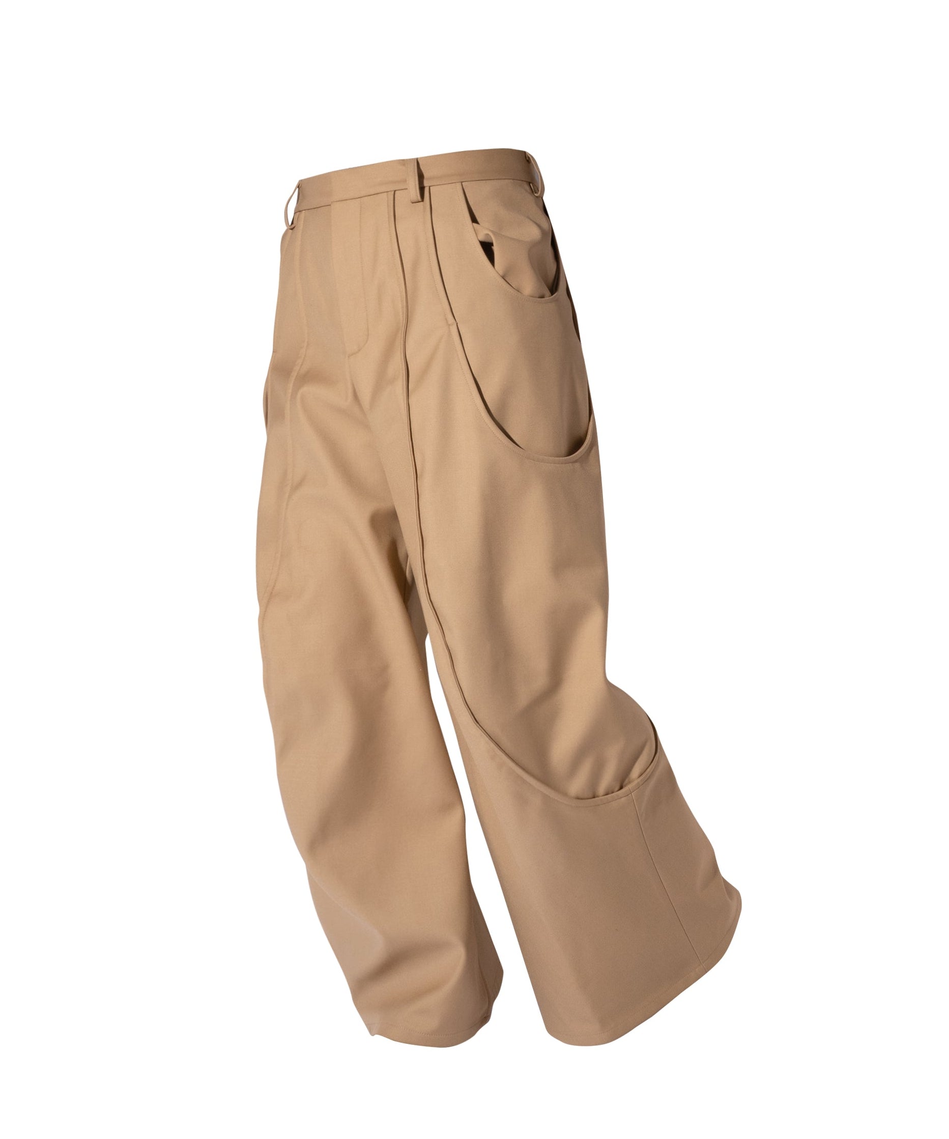 TUCK CURVE WIDE PANTS – GOAT ESSENCE