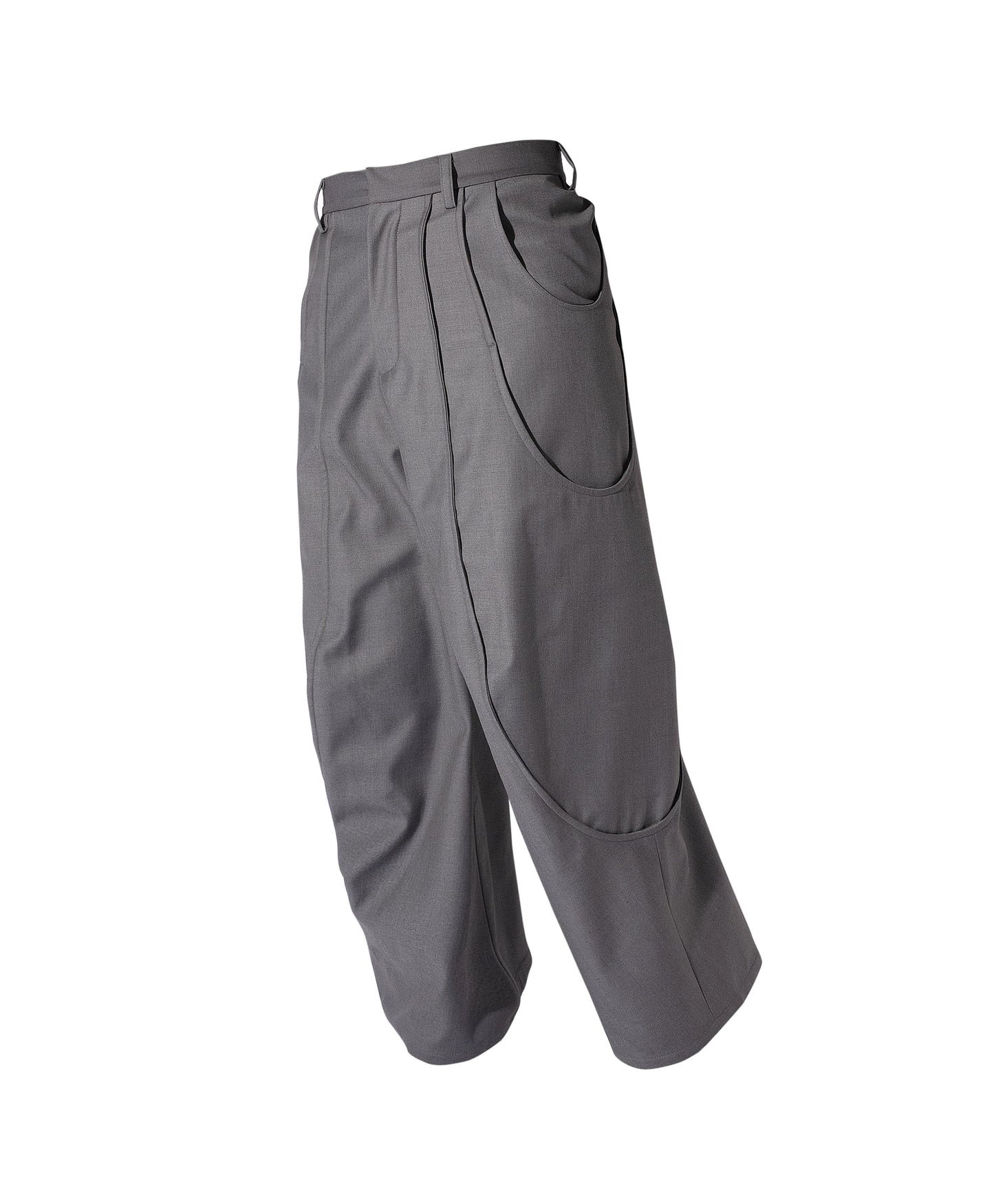 TUCK CURVE WIDE PANTS