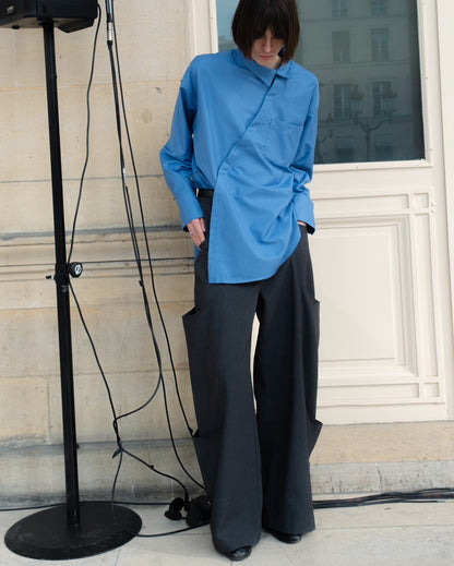 TUCK SIDE POCKET PANTS