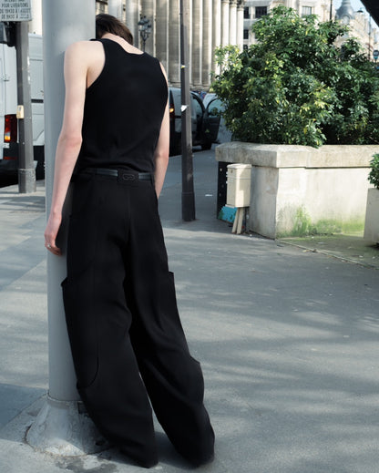 TUCK SIDE POCKET PANTS