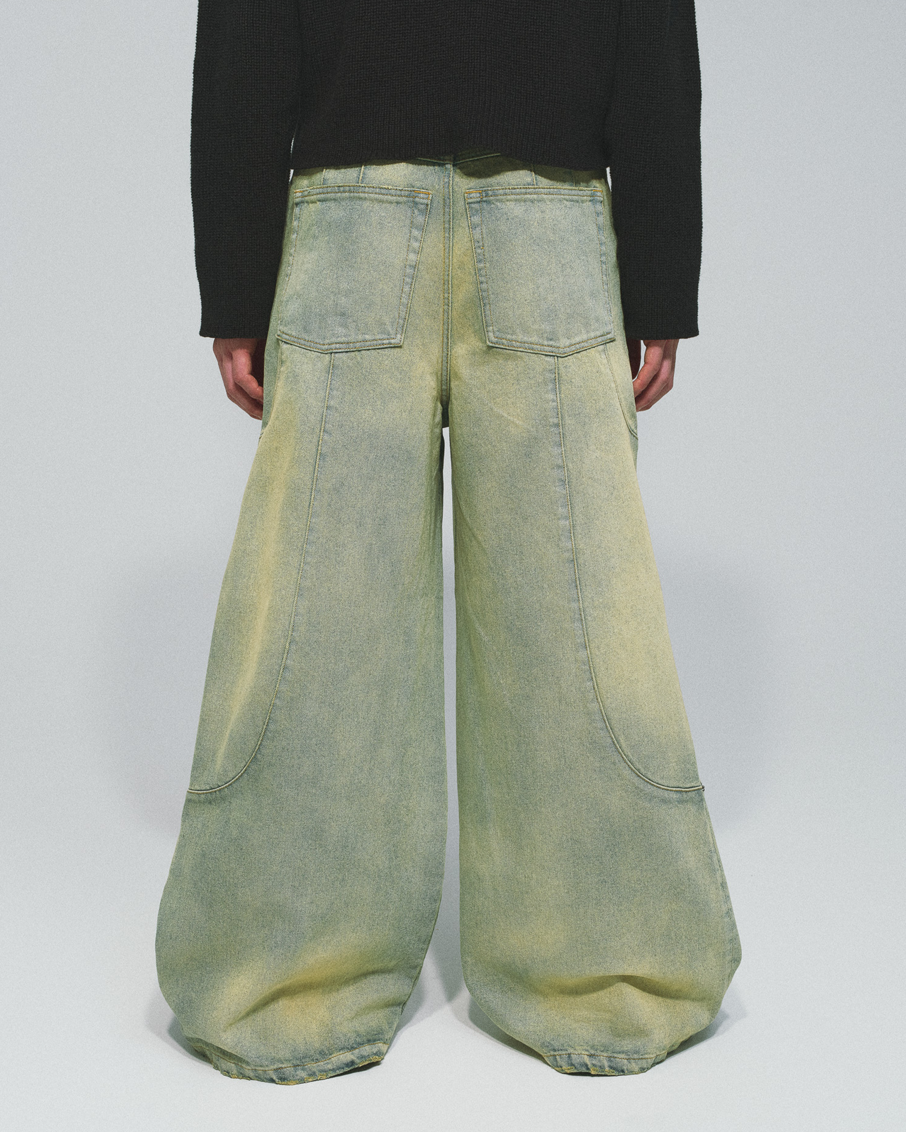 正規 GOAT ESSENCE タック ワイド デニム パンツ 810P▲ TUCK WIDE DENIM PANTS – GOAT ESSENCE